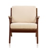 Manhattan Comfort Martelle Chair in Cream and Amber (Set of 2) 2-AC002-CR